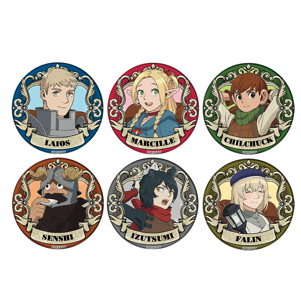 SUNRISEPOP [襟章]《迷宮飯》01 (隨機 共6款) - Microworks ACG