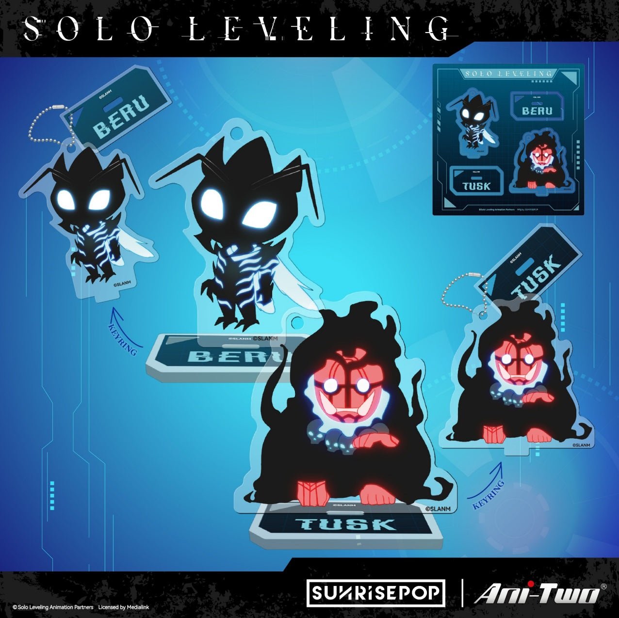 SUNRISEPOP [立牌]《我獨自升級》柏納 & 大牙 - Microworks ACG