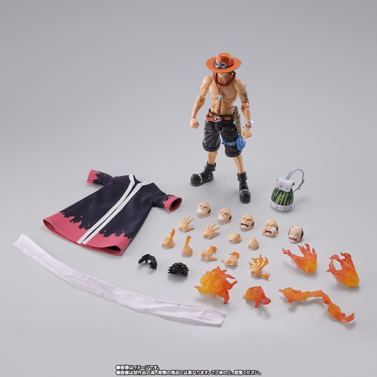 Bandai [魂SHOP限定] SHF 波德卡斯·D·艾斯 -火拳-