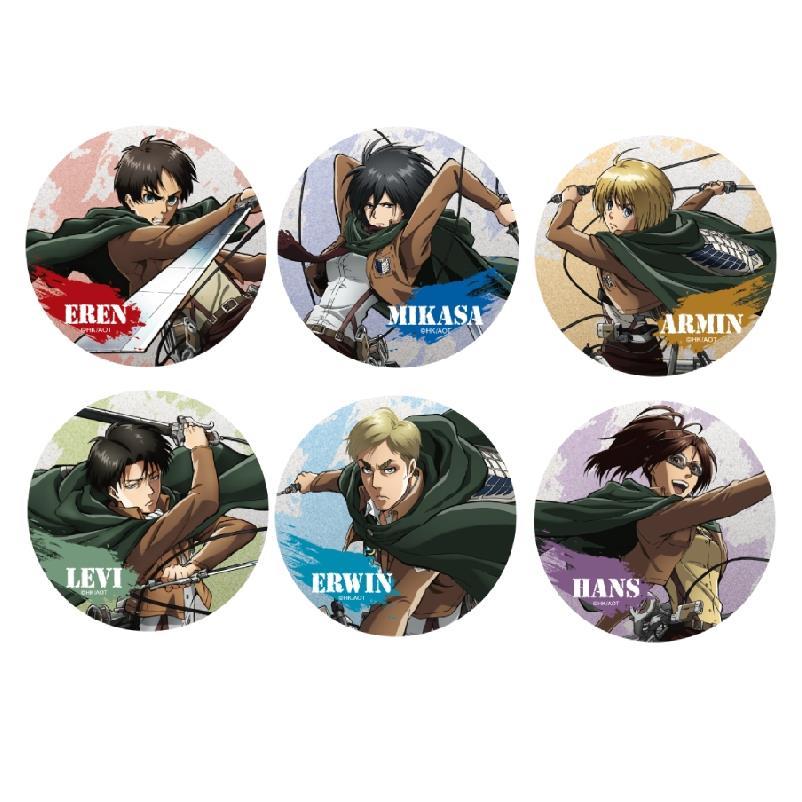 進擊的巨人 炫彩大徽章(6款隨機) - Microworks ACG
