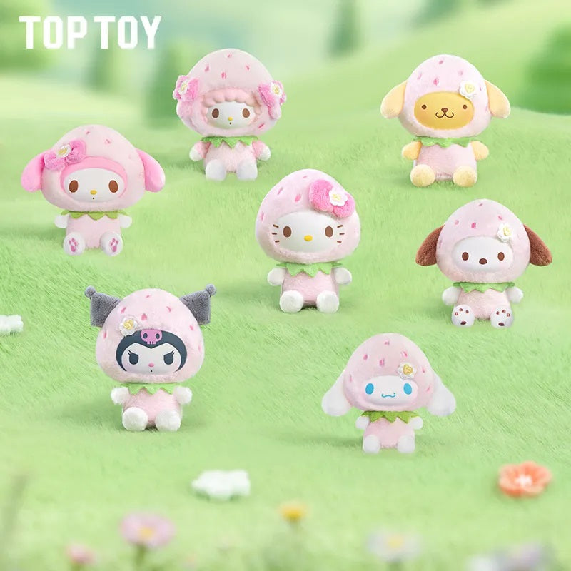Sanrio Characters 甜甜草莓系列 毛絨掛飾盲盒 盲抽1個 (共14款)
