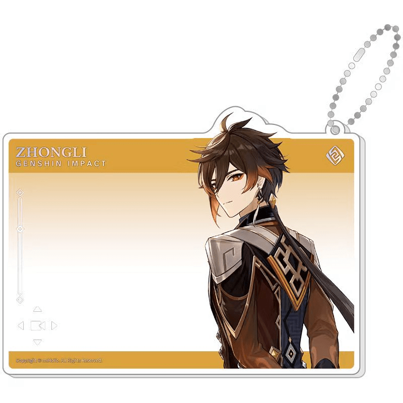 原神 亞克力吊飾 三周年合影卡 鍾離 - Microworks ACG