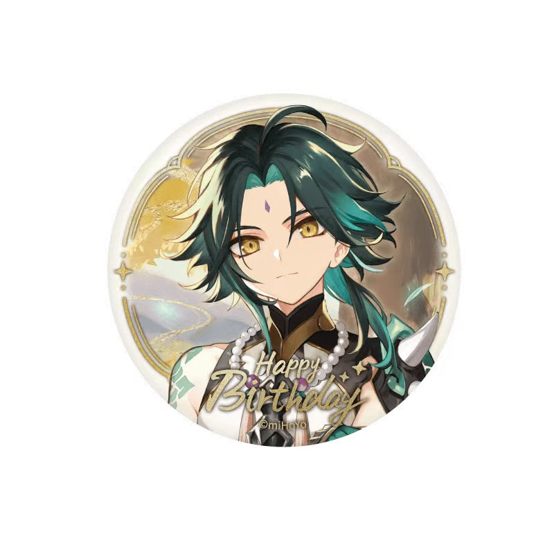 原神 金屬襟章 命定之日系列角色生日 2021 魈 - Microworks ACG