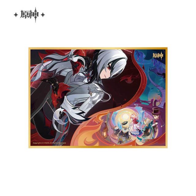 原神 亞克力色紙 前瞻系列 兩界為火，赤夜將熄 - Microworks ACG