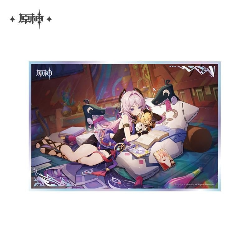 原神 壓克力色紙 原神主題系列 熾烈的還魂詩B款 - Microworks ACG