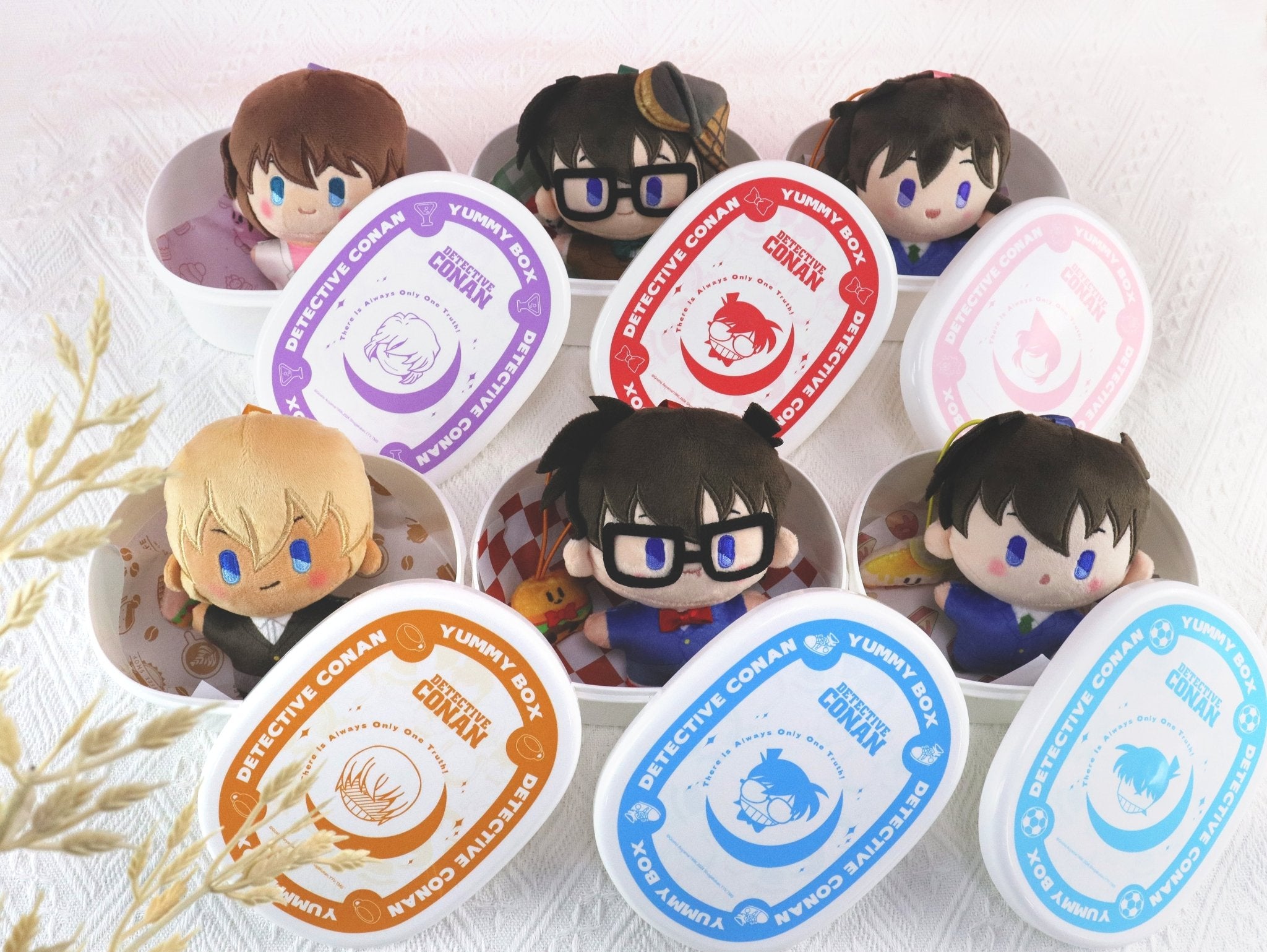 名偵探柯南 YUMMY BOX咖啡廳絨毛公仔Vol.1 (7款隨機) - Microworks ACG