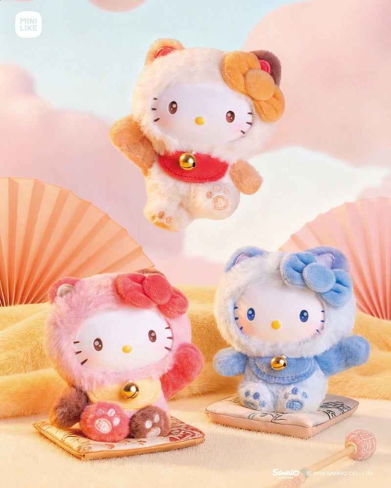 Hello Kitty款 喵喵賜福系列搪膠毛絨Mini 盲盒 盲抽1個 (共6款)
