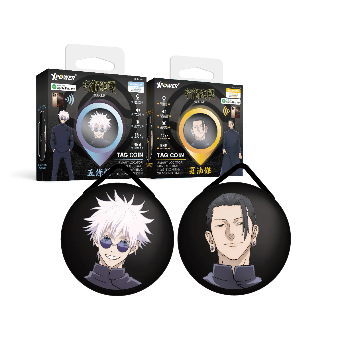 XPower《咒術迴戰》智能定位器TAG COIN TC1 