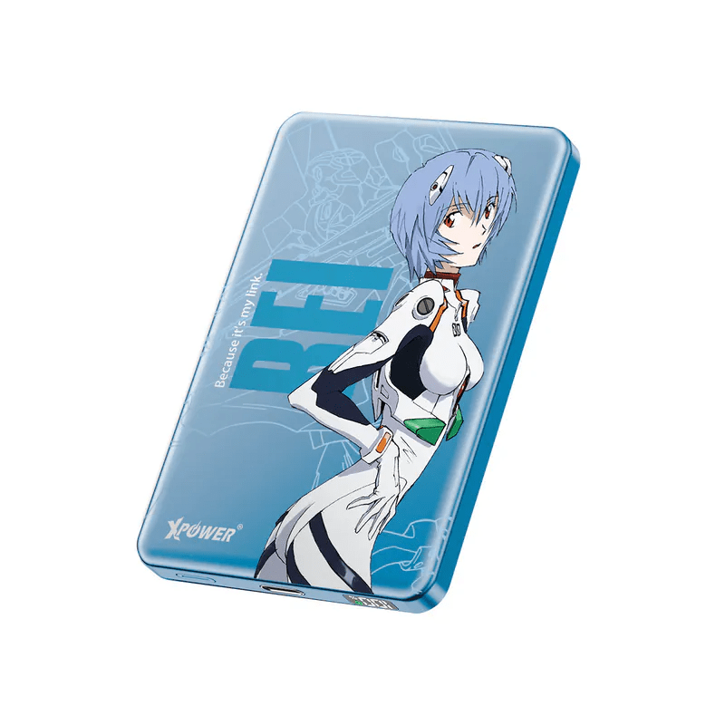 XPower《EVA新世紀福音戰士》MagSafe 3合1 10000mAh超薄數顯無線充電器 - Microworks ACG