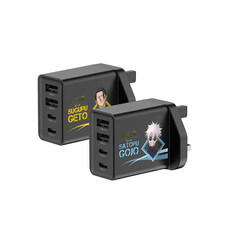 XPower《咒術迴戰》30W 4輸出迷你PD快充充電器 - Microworks ACG