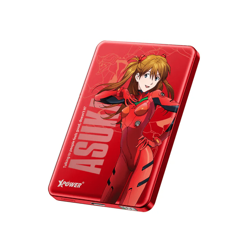 XPower《EVA新世紀福音戰士》MagSafe 3合1 10000mAh超薄數顯無線充電器 - Microworks ACG
