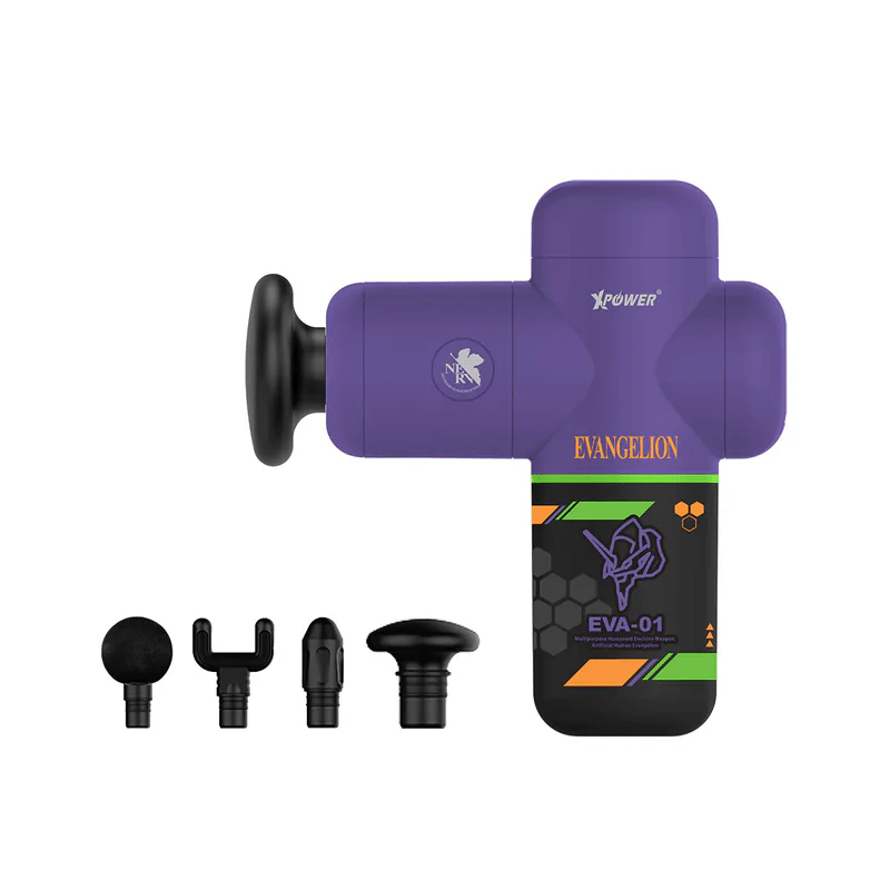 XPower《EVA新世紀福音戰士》EVA初號機 迷你肌肉按摩槍 (MG3) - Microworks ACG