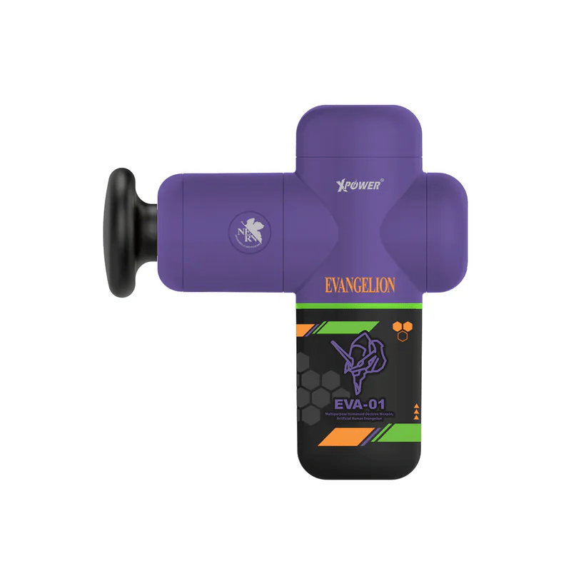 XPower《EVA新世紀福音戰士》EVA初號機 迷你肌肉按摩槍 (MG3) - Microworks ACG