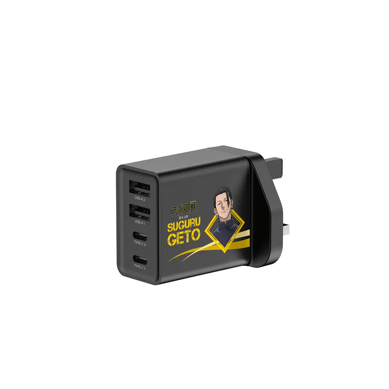 XPower《咒術迴戰》30W 4輸出迷你PD快充充電器 - Microworks ACG