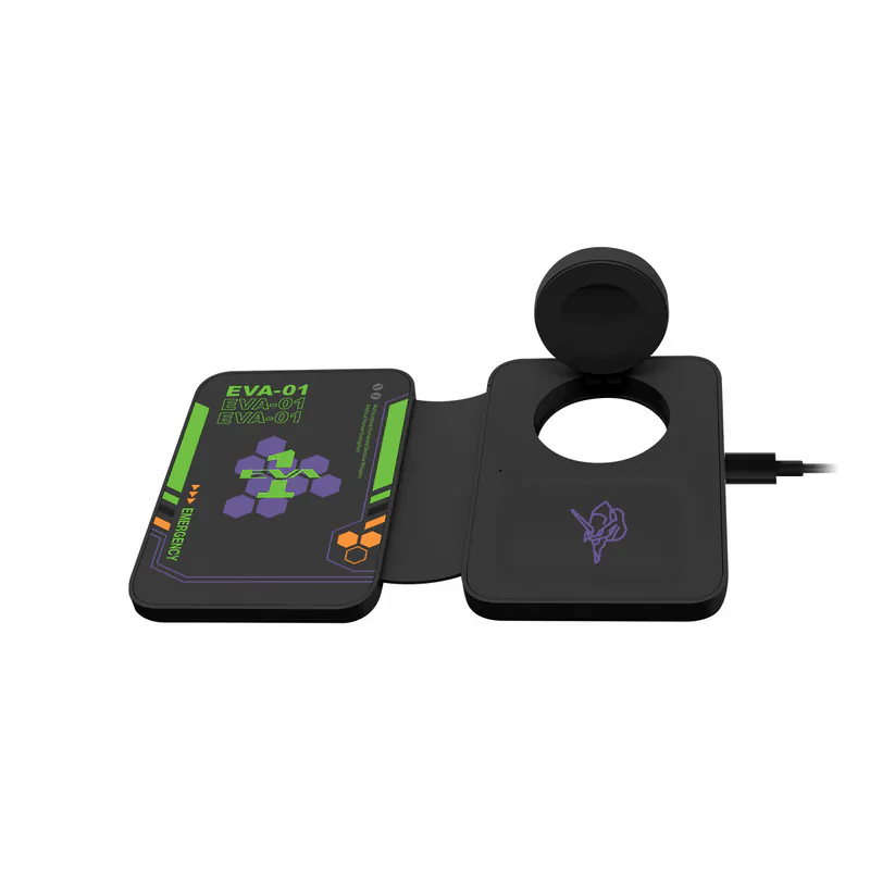 XPower《EVA新世紀福音戰士》EVA初號機 MagSafe 3合1 超薄便攜無線充電板 (WLM9) - Microworks ACG