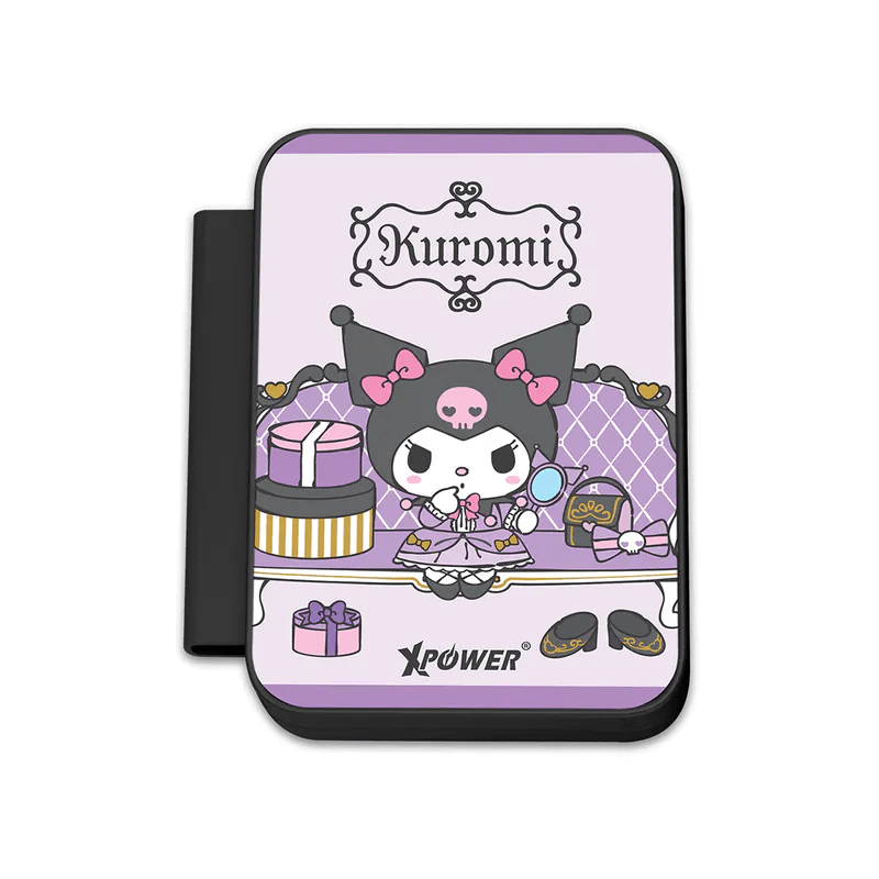 XPower x Sanrio Kuromi WLM9 3合1多功能咭片型無線充電器 - Microworks ACG