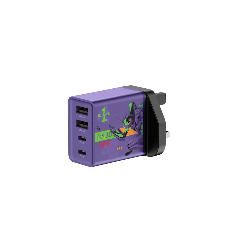 XPower《EVA新世紀福音戰士》30W 4輸出PD快充充電器 (WC30)