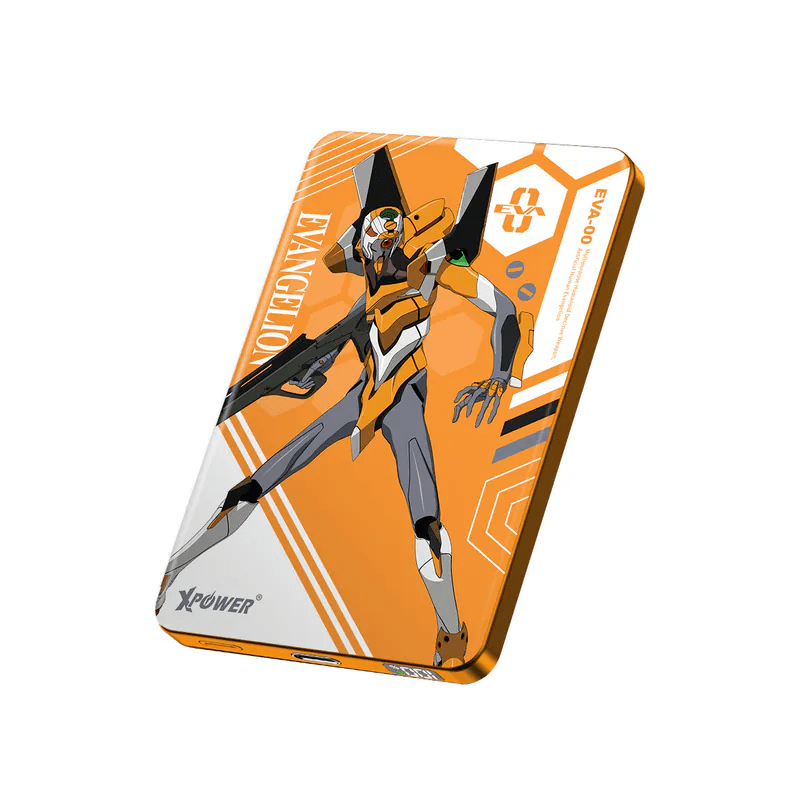 XPower《EVA新世紀福音戰士》MagSafe 3合1 10000mAh超薄數顯無線充電器 - Microworks ACG
