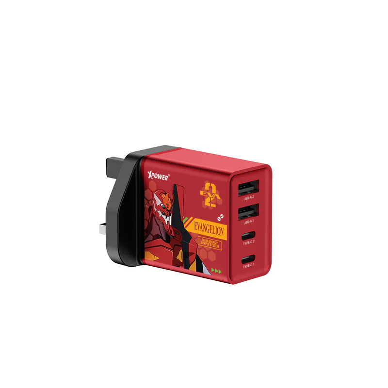 XPower《EVA新世紀福音戰士》30W 4輸出PD快充充電器 (WC30)