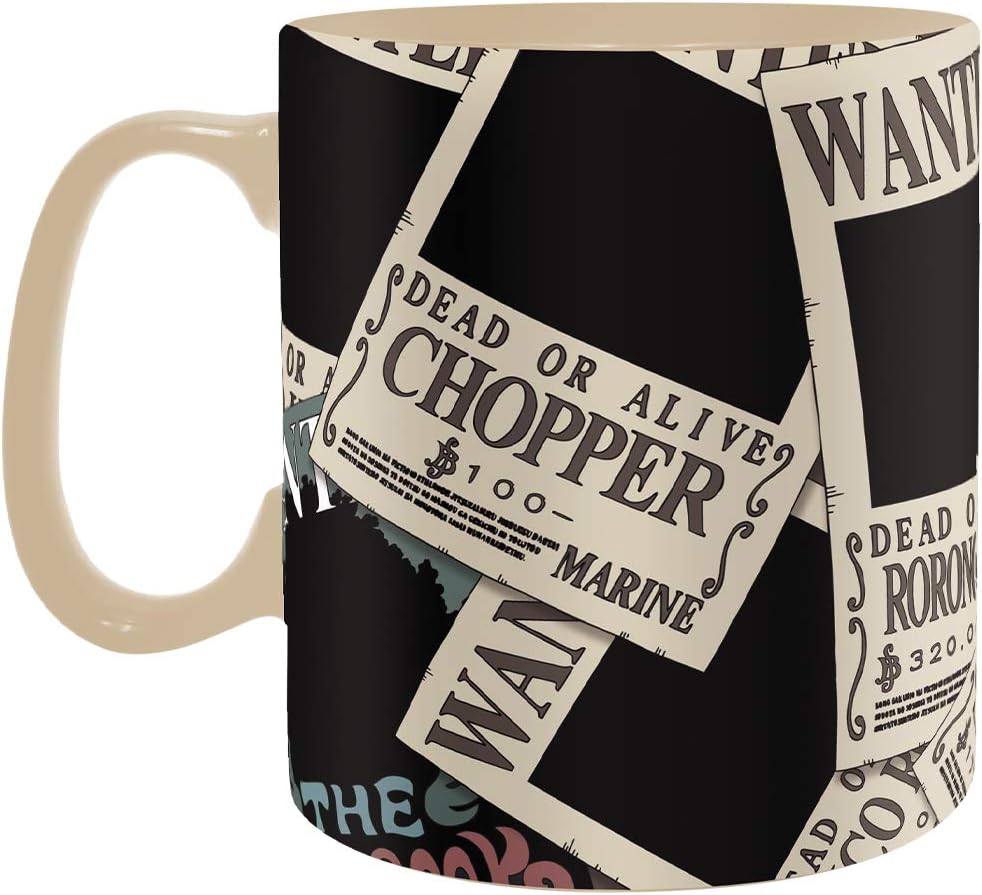 ONE PIECE 海賊王 熱力變色馬克杯 460ml 懸賞+杯墊套裝 - Microworks ACG
