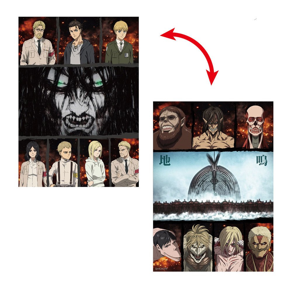 進擊的巨人 3D光柵海報(A3) A款 - Microworks ACG