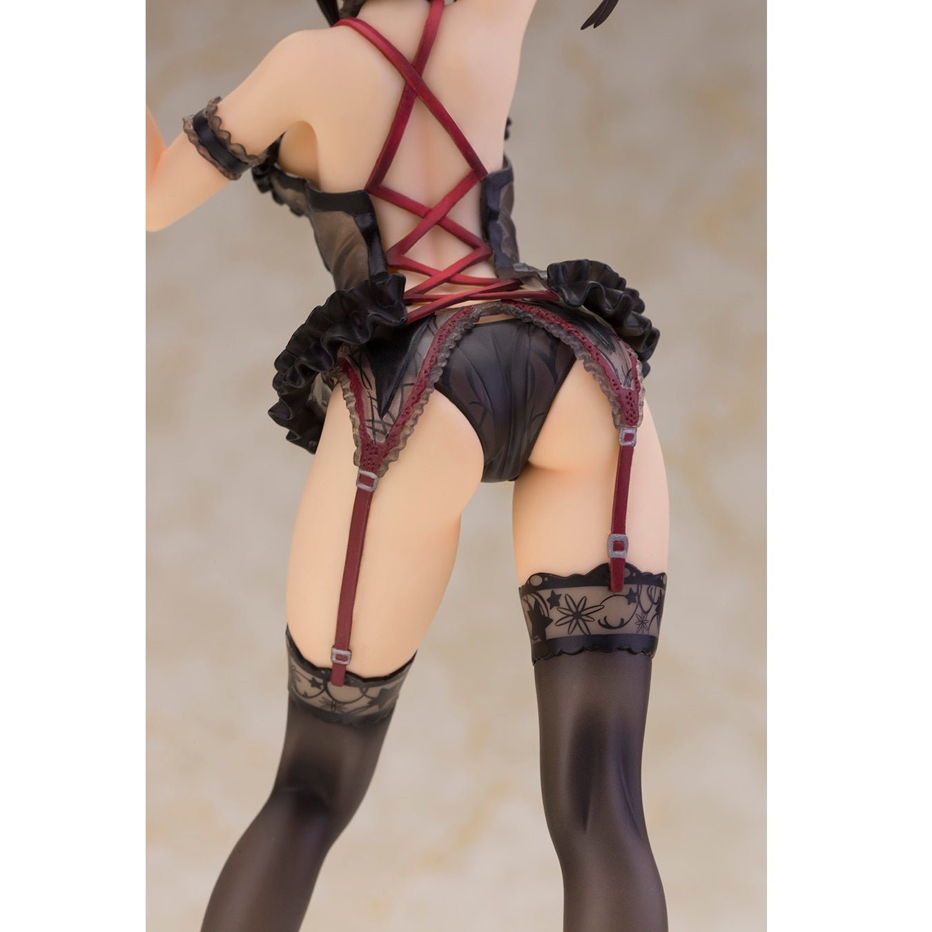 Alphamax《約會大作戰》1/7時崎狂三(女性內衣Ver.Black color)(特典版)(再販) - Microworks ACG