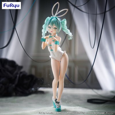 FuRyu BiCute Bunnies 初音未來(Rurudo 插圖 兔女郎白色ver.) - Microworks ACG