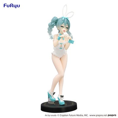 FuRyu BiCute Bunnies 初音未來(Rurudo 插圖 兔女郎白色ver.) - Microworks ACG