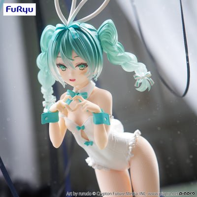 FuRyu BiCute Bunnies 初音未來(Rurudo 插圖 兔女郎白色ver.) - Microworks ACG