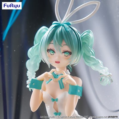 FuRyu BiCute Bunnies 初音未來(Rurudo 插圖 兔女郎白色ver.) - Microworks ACG