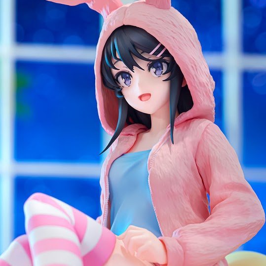 《預訂已截單》Kadokawa《青春豬頭少年》櫻島麻衣 兜帽☆造型(兔耳Ver.)1/7比例人像《2025年3月發售》 - Microworks ACG