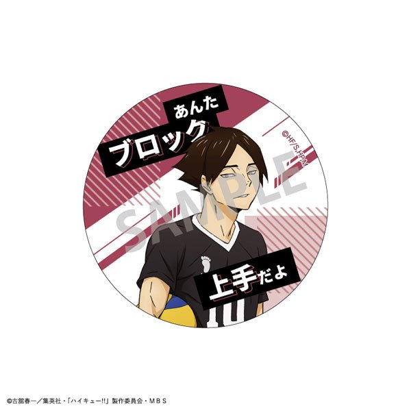 排球少年!! 名台詞襟章 [盲抽] (共7款) - Microworks ACG