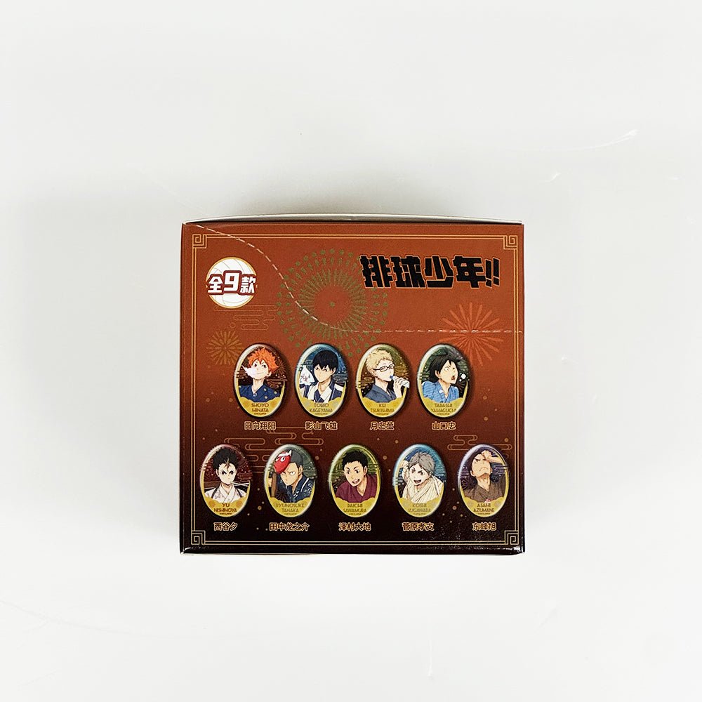 排球少年!! 浴衣系列徽章 [盲抽] (共9款) - Microworks ACG