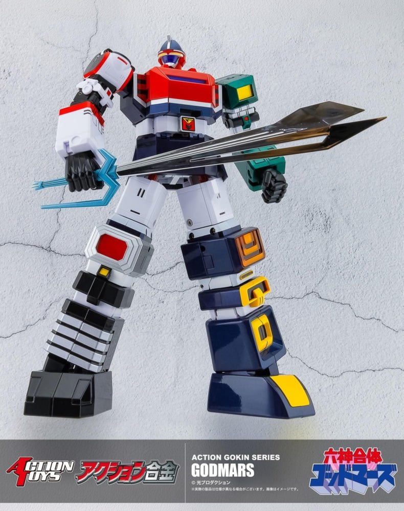 《預訂已截單》ACTION TOYSACTION合金「六神合體GODMARS」《2025年第二季發售》 - Microworks ACG