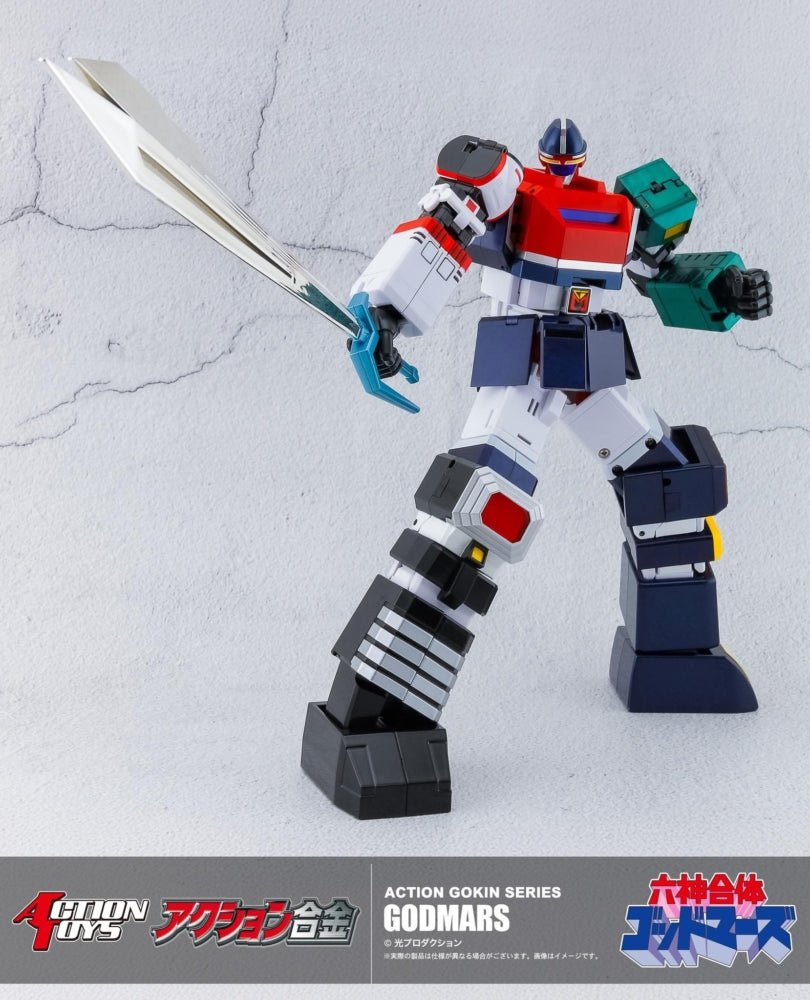 《預訂已截單》ACTION TOYSACTION合金「六神合體GODMARS」《2025年第二季發售》 - Microworks ACG