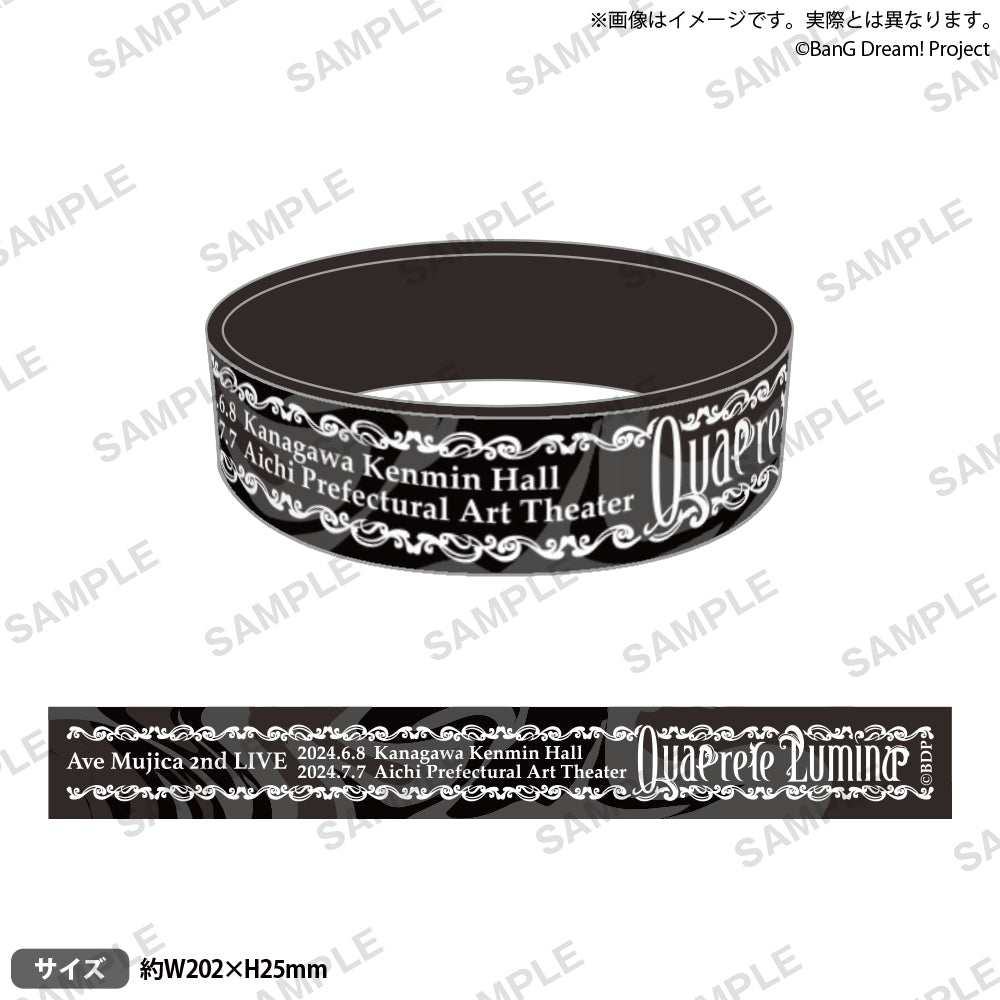 Bushiroad《BanG Dream!》Ave Mujica 「2nd LIVE Quaerere Lumina」手帶 - Microworks ACG