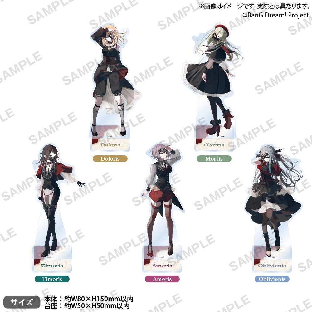 Bushiroad 《BanG Dream!》Ave Mujica 「2nd LIVE Quaerere Lumina」角色立牌 三角初華/Doloris - Microworks ACG