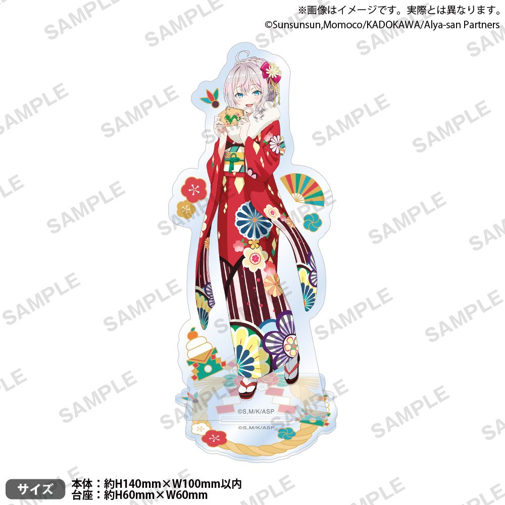 Bushiroad Creative《不時輕聲地以俄語遮羞的鄰座艾莉同學》壓克力立牌 艾莉莎(新年) - Microworks ACG