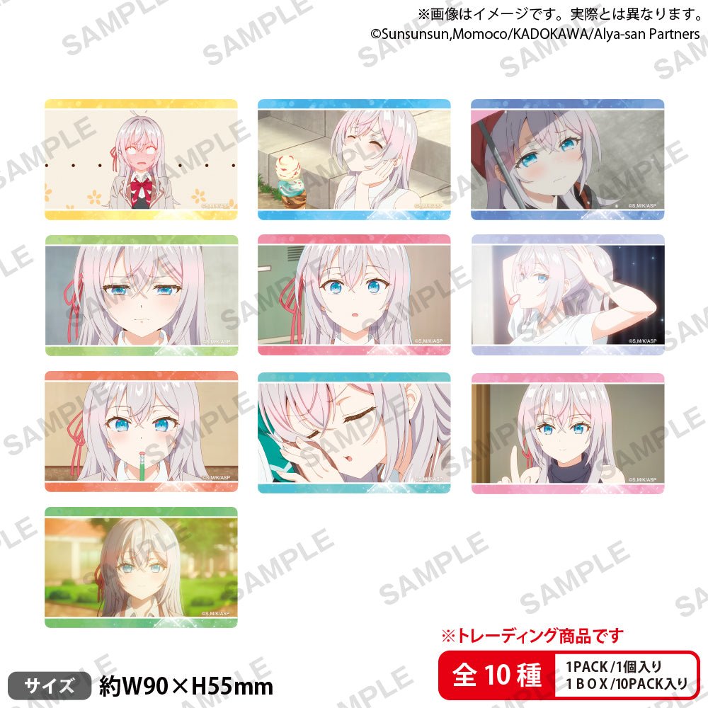 Bushiroad Creative《不時輕聲地以俄語遮羞的鄰座艾莉同學》透明卡 [盲抽] (共10款) - Microworks ACG