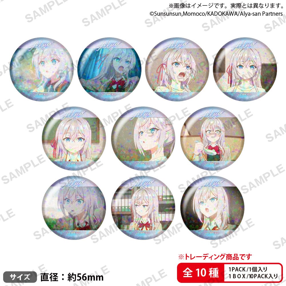 Bushiroad Creative《不時輕聲地以俄語遮羞的鄰座艾莉同學》幻彩襟章 vol.1 [盲抽] (共10款) - Microworks ACG