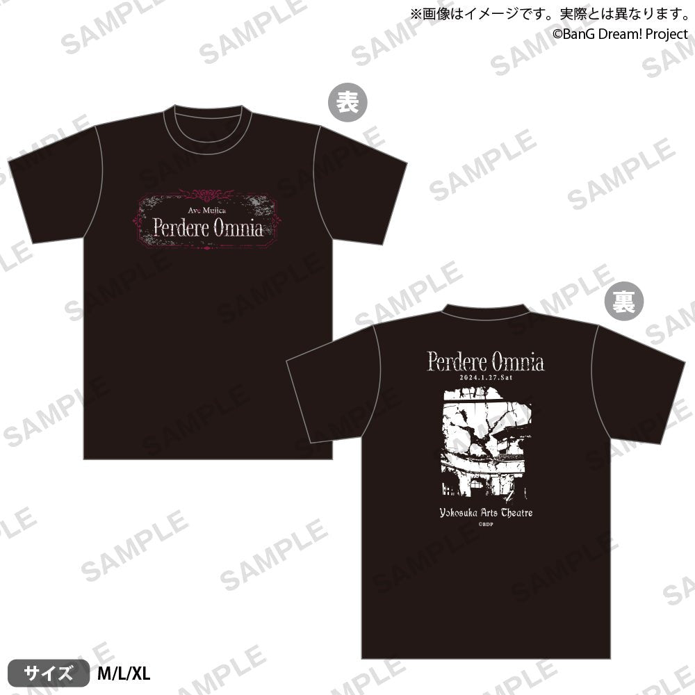 Bushiroad Creative 《BanG Dream!》系列T-Shirt Ave Mujica「1st LIVEPerdere Omnia」 - Microworks ACG