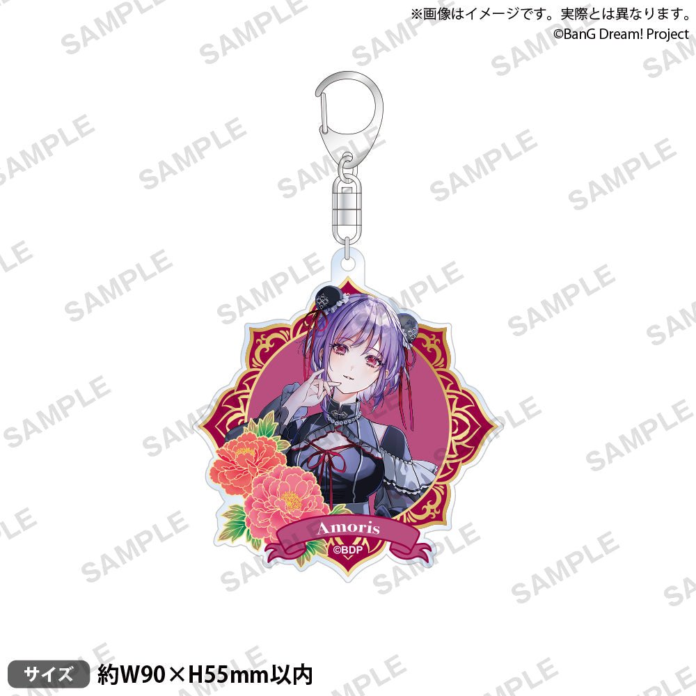 Bushiroad Creative《BanG Dream!》Ave Mujica 和紙風壓克力匙扣 鮮美透涼 ver. Amoris - Microworks ACG