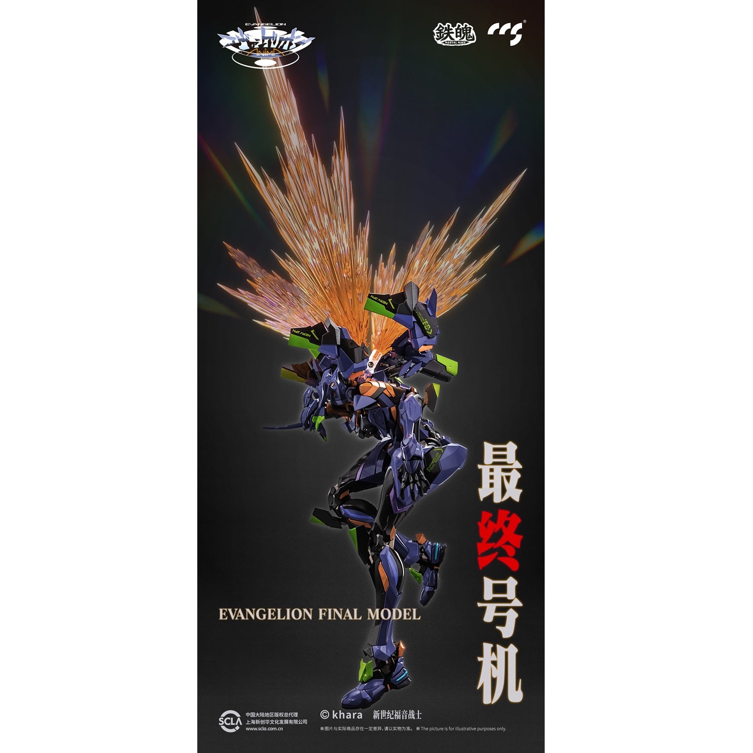 CCSTOYS MORTAL MIND 鐵魄 EVA最終號機