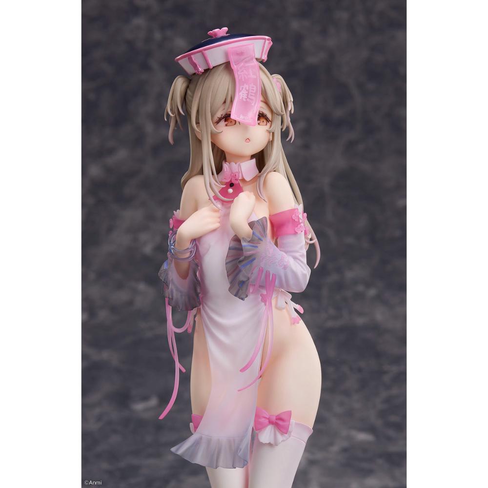 《預訂已截單》DesignCOCO Anmi 原創 粉色僵屍 1/7 比例手辦（帽子可脫卸） - Microworks ACG