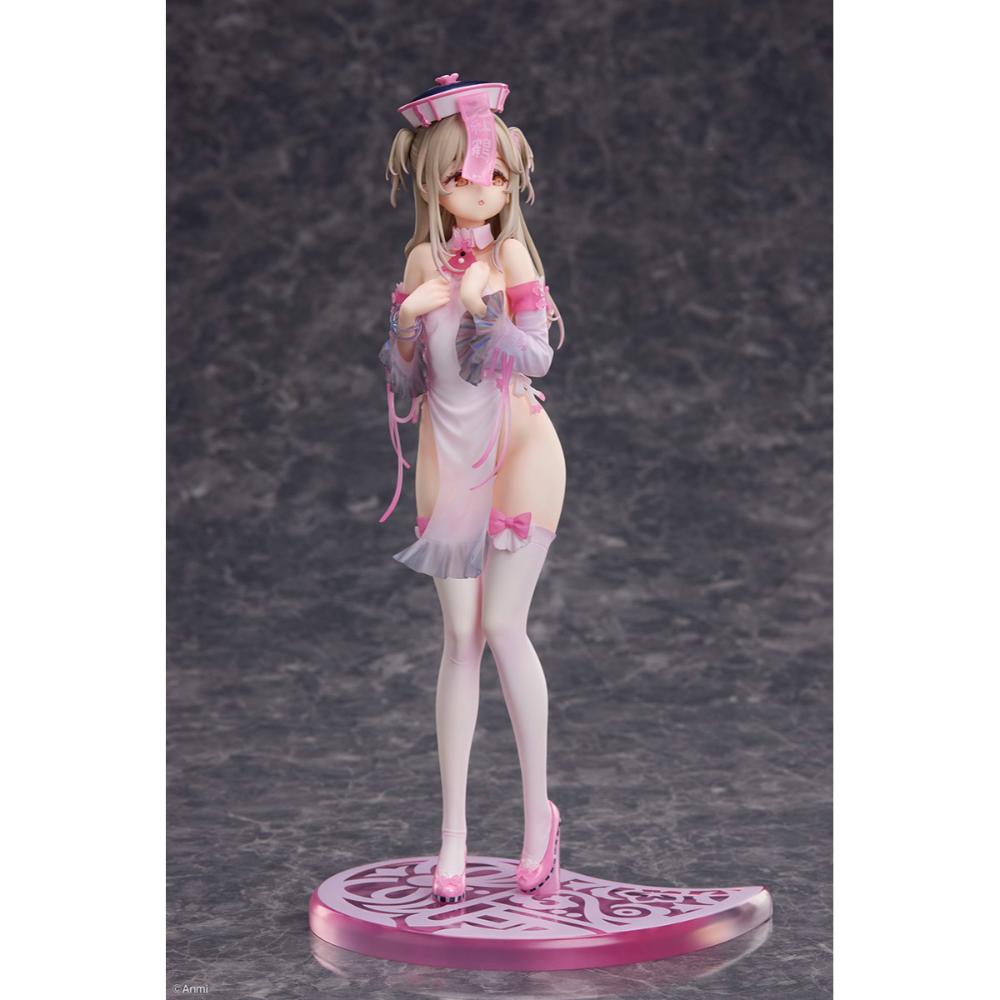 《預訂已截單》DesignCOCO Anmi 原創 粉色僵屍 1/7 比例手辦（帽子可脫卸） - Microworks ACG