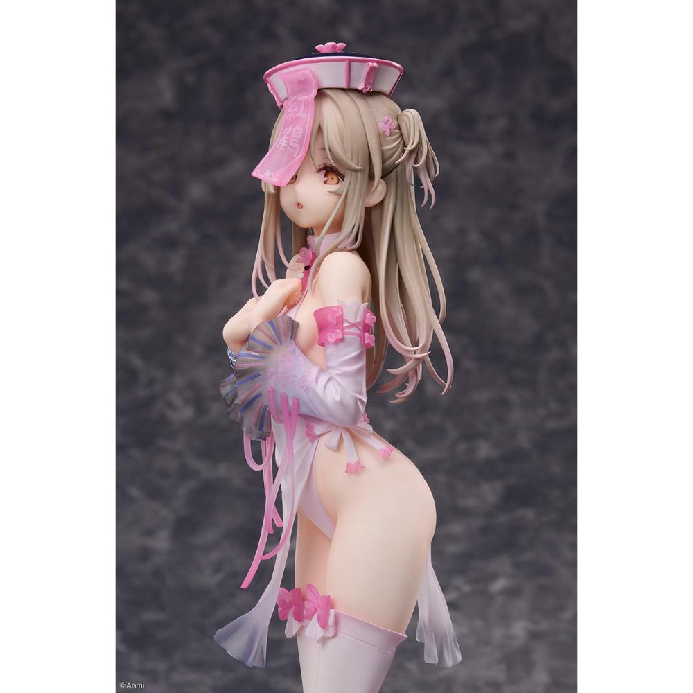 《預訂已截單》DesignCOCO Anmi 原創 粉色僵屍 1/7 比例手辦（帽子可脫卸） - Microworks ACG