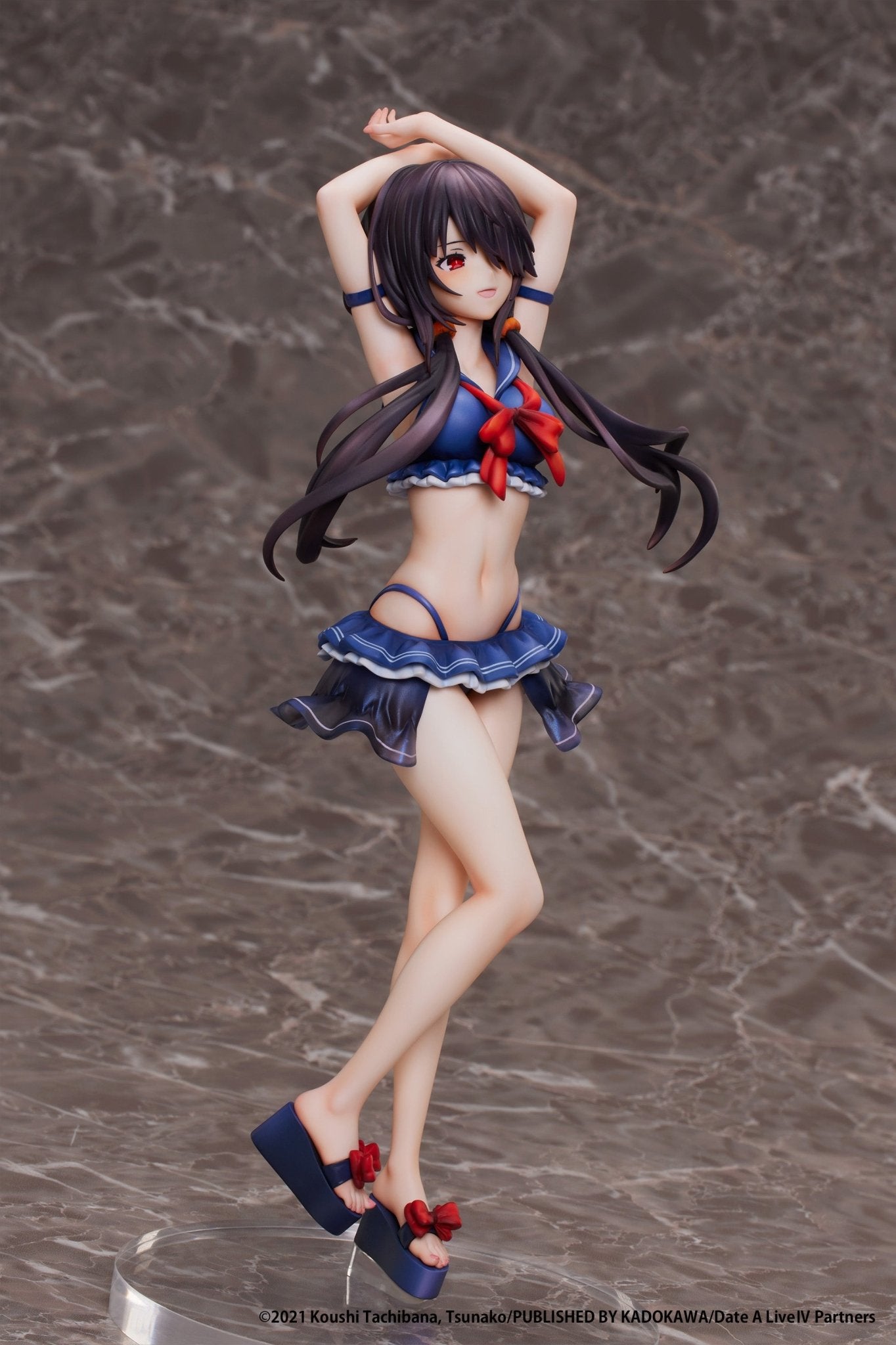 ELCOCO《約會大作戰》時崎狂三(1/7比例水手泳衣 Ver.) - Microworks ACG