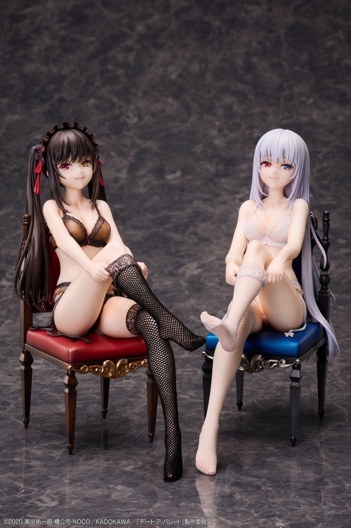 《預訂》Design COCO《約會大作戰》時崎狂三&白之女王1/7比例人像套裝《2025年9月發售》 - Microworks ACG
