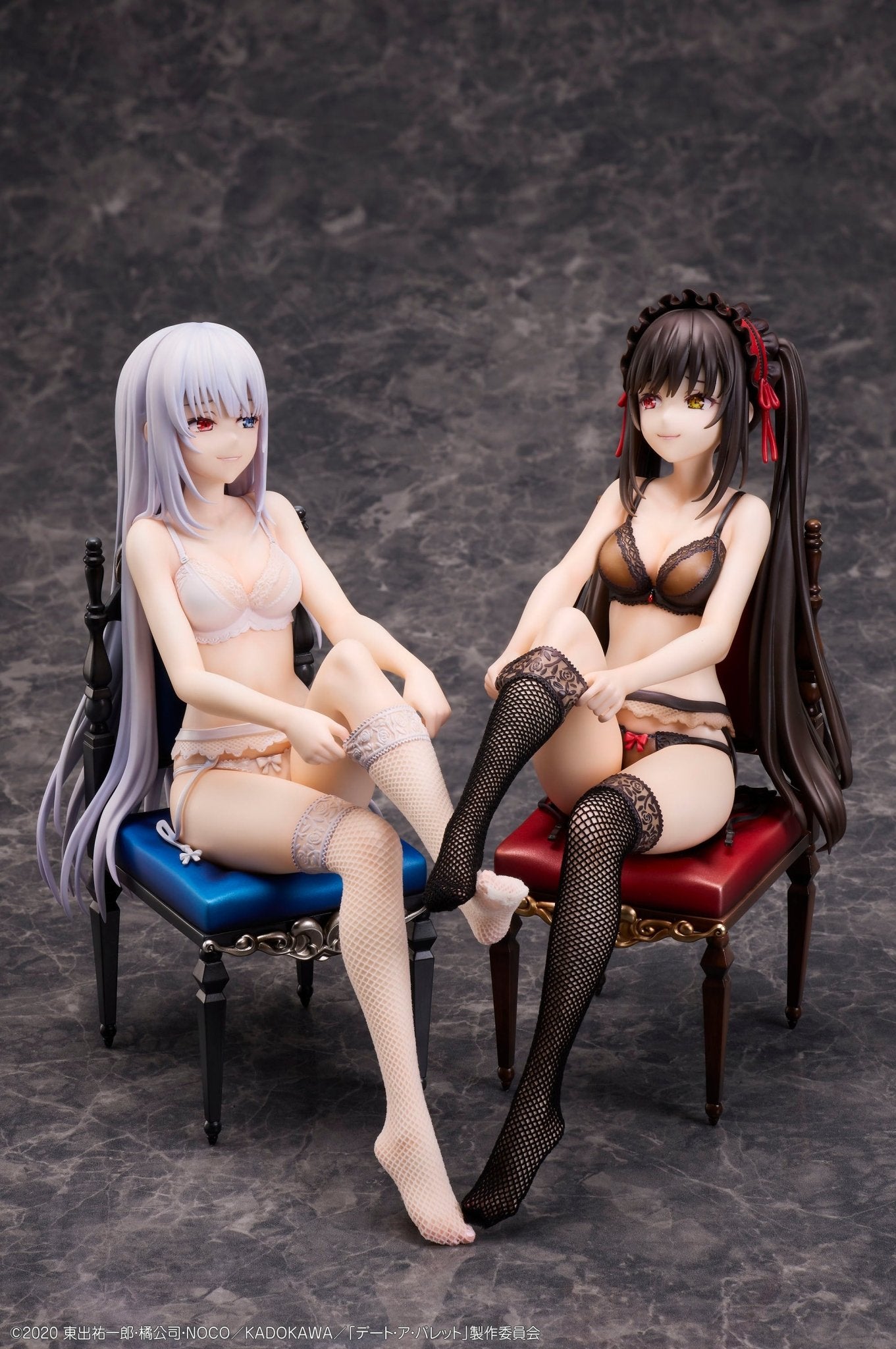 《預訂》Design COCO《約會大作戰》時崎狂三&白之女王1/7比例人像套裝《2025年9月發售》 - Microworks ACG