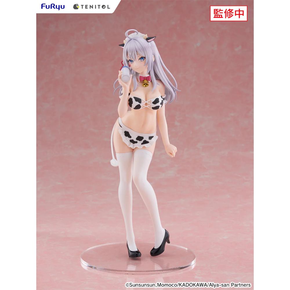 《預訂已截單》FURYU [TNL TALL]《不時輕聲地以俄語遮羞的鄰座艾莉同學》艾莉 - 乳牛裝 - Microworks ACG